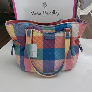 Vera Bradley Glenna Tropics Plaid NWT